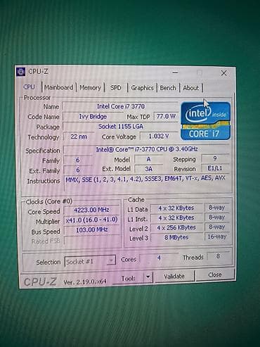 m power: Продаю только комплектом: - ASUS Z77-A - Intel Core i7-3770 (работает — 6