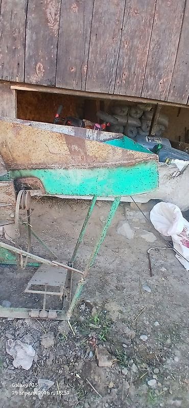 Бизнес үчүн жабдуулар: Рубительная/кормодробильная машина самодельного типа двигатель жок — 1