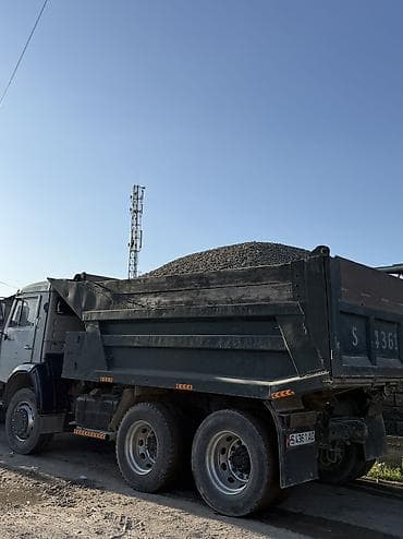 Щебень, Для дренажных систем, В тоннах, Камаз, Зил