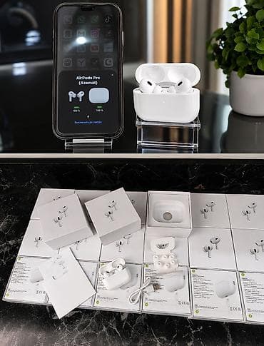 airpods pro цена бишкек не оригинал: Зымсыз вакуумдук кулакчындар, Apple, AirPods Pro — 1