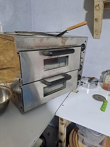 миксер б у: Печь для пиццы, двухкамерная, электрическая - Корпус из нержавеющей — 1