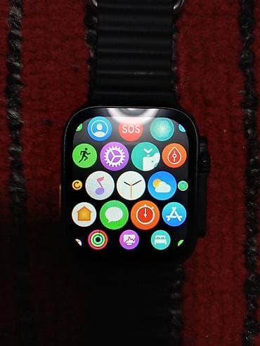 чехол для редми 9 с: Смарт-часы с прямоугольным сенсорным дисплеем и черным ремешком — 3