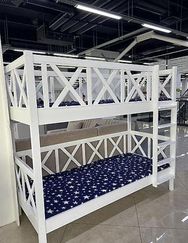 Двухъярусные кровати Описание: - Конструкция: два спальных места