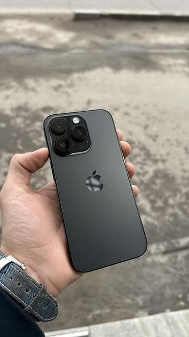 iphone adapter: IPhone 14 Pro, Б/у, 256 ГБ, Черный, 82 % — 7