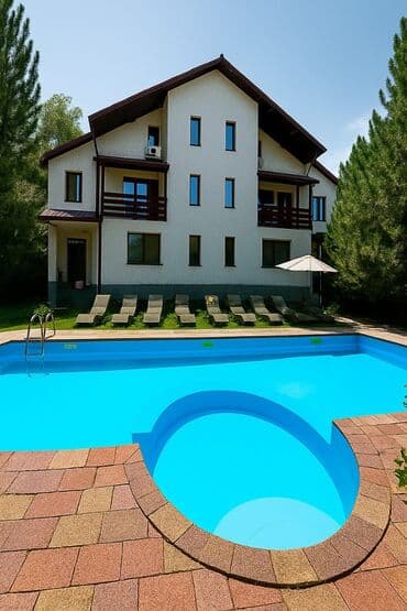 дом с бассейном посуточно бишкек: 2 комнаты, Бронь, Интернет, Wi-Fi, Банные принадлежности — 6