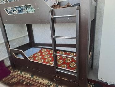 зеркало для магазина одежды: Двухъярусная кровать, Б/у, С выкатной системой — 3