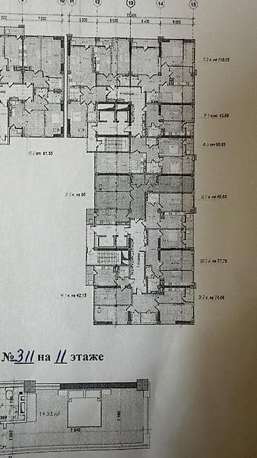 крейсер: 3 комнаты, 97 м², Элитка, 11 этаж, ПСО (под самоотделку) — 3