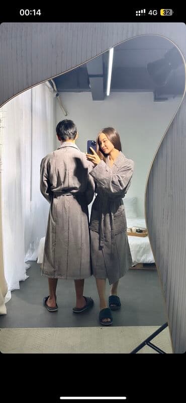 домашние халаты больших размеров: Халат, Махра, Турция, 3XL, XL, 2XL — 1