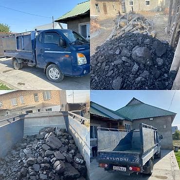 Заказать Хендай портер, Доставка щебня, угля, песка, чернозема, отсев