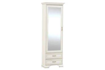 Шкаф пенал 1Д (Tiffany 1Z2S), коллекции Тиффани, Вудлайн Кремовый