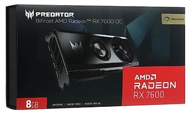 7700 xt: Видеокарта для ПК, Б/у, AMD, Radeon RX, 8 ГБ — 1