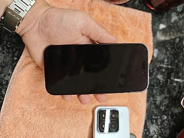 буушный айфон: IPhone 16 Pro, Б/у, 128 ГБ, Black Titanium, 87 % — 2