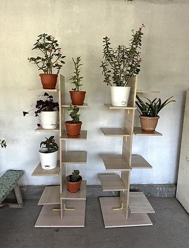 Подставки‑этажерки для цветов (.)-1000сом - Вертикальные стойки с