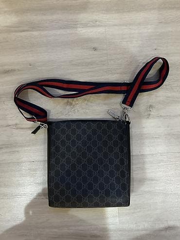 Классические сумки: Классическая сумка, Gucci, Материал: Комбинированный материал, Регулируемый ремень, Унисекс — 2