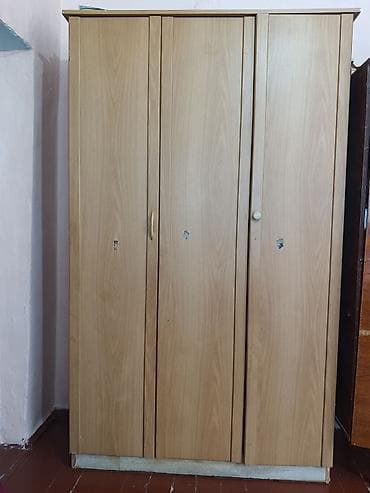 буушный шкаф: Шифоньер, шкаф для одежды, Прямой, ЛДСП — 2