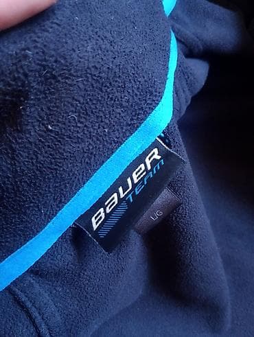 Футболки: Софтшелл-куртка Bauer Team, размер L/G. - Цвет: чёрный. - Брендинг — 2