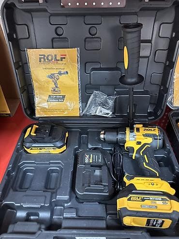 Аккумуляторная бесщеточная дрель-шуруповерт ROLF TOP-5048 (Germany