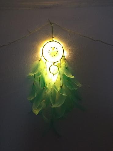 study lamp: Ловец снов с подсветкой - Декоративный ловец снов с кольцом — 3