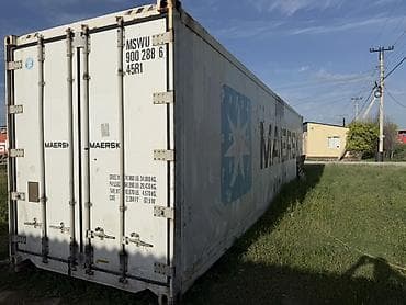 колесный вагон: Рефрижераторный морской контейнер MAERSK 45R1 (рефконтейнер) — 5