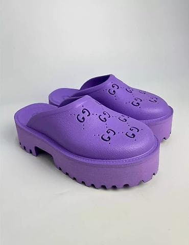 Сабо, 37, Gucci, Новый, цвет - Фиолетовый