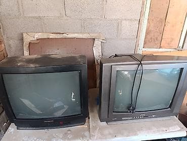 ps5 vr: ЭЛТ-телевизоры + цифровая приставка - Два телевизора с кинескопом: - — 8