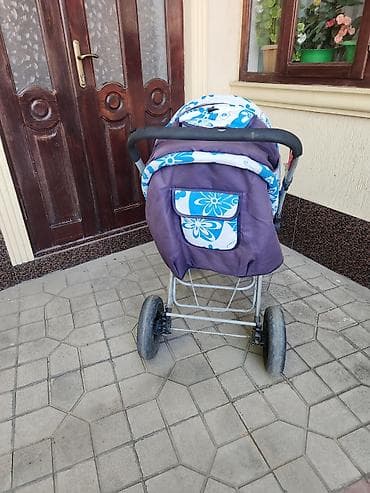 летние коляска: Прогулочная коляска с раскладной спинкой и большим капюшоном — 2