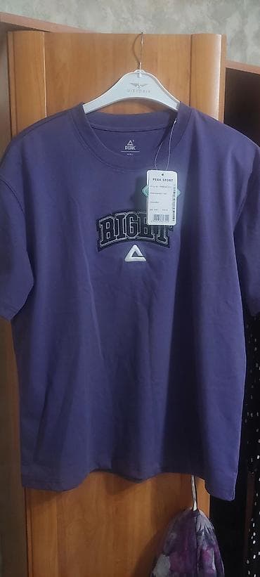 леопард 8: Футболка PEAK SPORT, артикул FW6261511. - Модель: Round Neck T‑Shirt — 1