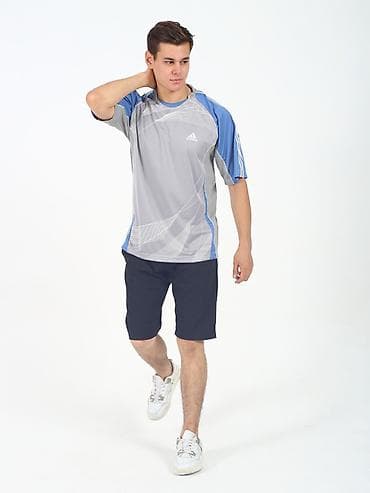 Личные вещи: Мужская спортивная футболка с коротким рукавом ADIDAS TREINO — 2