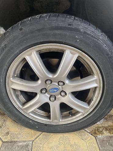 шына 205 55 16: Дөңгөлөктөр монтажда 205 / 60 / R 16, Колдонулган, Комплект, тешиктери - 5 — 1