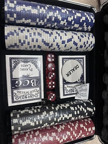 чехлы бу: Покерный набор в алюминиевом кейсе 200 фишек Состав: - — 2