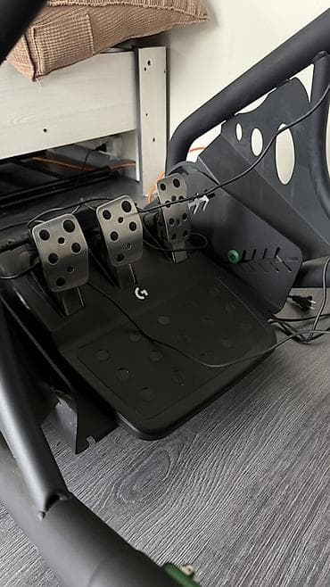 life network system: Logitech G923 TRUEFORCE + педали + усиленный кокпит для симрейсинга — 4