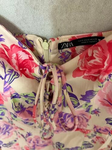 платье трапеция для беременных: Повседневное платье, ОАЭ, Лето, Короткая модель, Крестьянка, S — 4