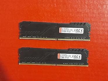 hyper x: Оперативдик эс-тутум, Колдонулган, Kingston Fury, 32 ГБ, DDR4, 3200 МГц, ПК үчүн — 3