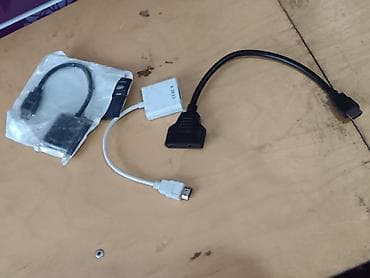note: Адаптеры и переходники для видео: 1) HDMI → VGA - Подключение: штекер — 3