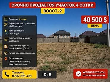 4 соток, Курулуш, Кызыл китеп