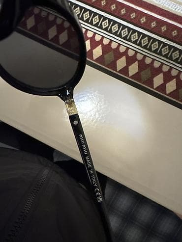 Солнцезащитные очки Miu Miu, Made in Italy. - Форма линз: овальные — 5