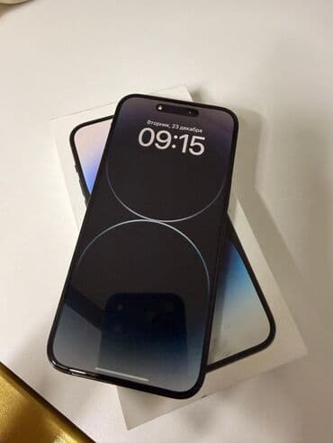 max: IPhone 14 Pro Max, Б/у, 512 ГБ, Черный, Защитное стекло, Кабель, Чехол, 87 % — 1