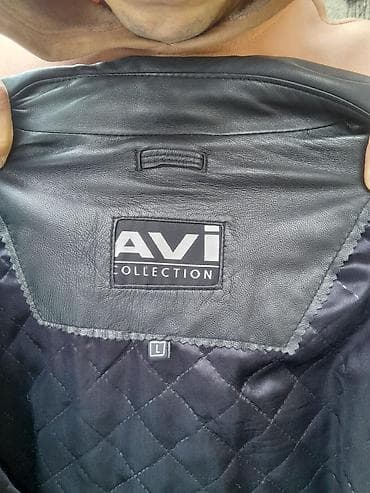 бомберы одежда мужская: Куртка AVI Collection - Материал верха: натуральная кожа (черная) - — 1