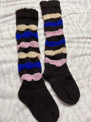 оборудование для нижнего белья: Тёплые новые шерстяные носки -гольфы — 1