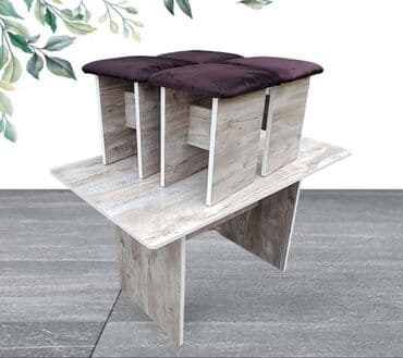 Кухонный стол и стул, Новый, Самовывоз, Платная доставка at lalafo.kg Кухонный стол и стул, Новый, Самовывоз, Платная доставка