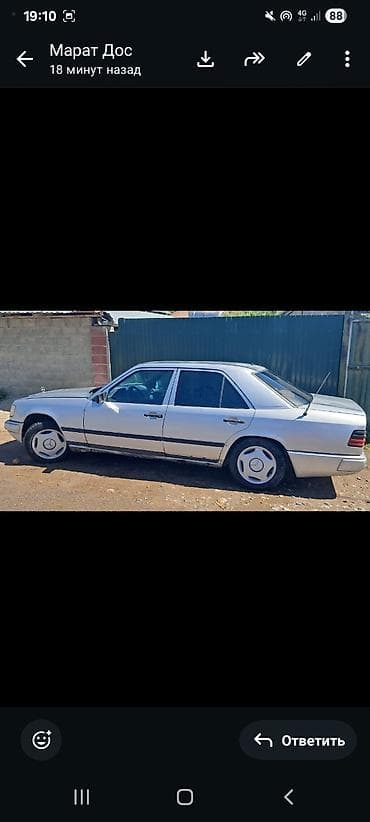 Продажа авто: Mercedes-Benz W124: 1988 г., 2.5 л, Механика, Дизель, Седан — 9