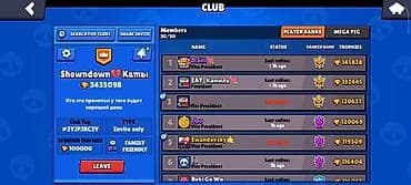 pubg account: Премиум‑аккаунт Brawl Stars - Ник: Ninja - Трофеи: 113 500 - — 6