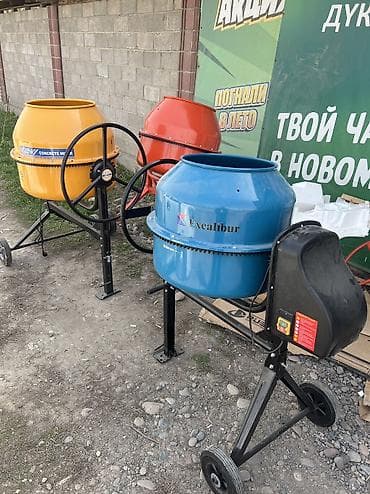 бочки 1000л: Бетономешалка Мобильная, Средняя (150 - 300 л), Новый — 6