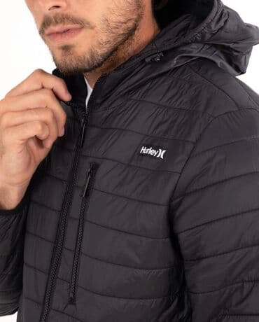 tech fleese: HURLEY. СТЕГАНАЯ КОМПАКТНАЯ КУРТКА BALSAM.Вы любите экстремальные виды — 6