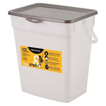 КОНТЕЙНЕР ДЛЯ СТИРАЛЬНОГО ПОРОШКА STEP 6 Л АНТРАЦИТ