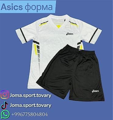 Спортивная форма Asics — комплект футболка + шорты. - Футболка
