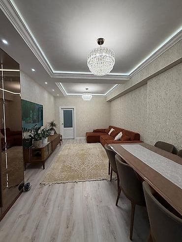 sky: 3 комнаты, 93 м², Асанбай мкр Элитка, 3 этаж, Евроремонт — 4