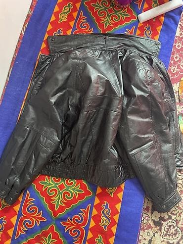 бомбер: Куртка кожаная Model Club Leather Fashions - Материал: натуральная — 2