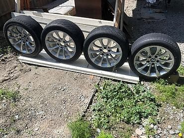 Дөңгөлөктөр монтажда 215 / 50 / R 17, Жай, Колдонулган, Комплект, Жеңил унаалар, Куйма, тешиктери - 5 lalafo.kg да Дөңгөлөктөр монтажда 215 / 50 / R 17, Жай, Колдонулган, Комплект, Жеңил унаалар, Куйма, тешиктери - 5