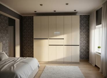 Шкаф купе, Встраиваемый, ЛДСП